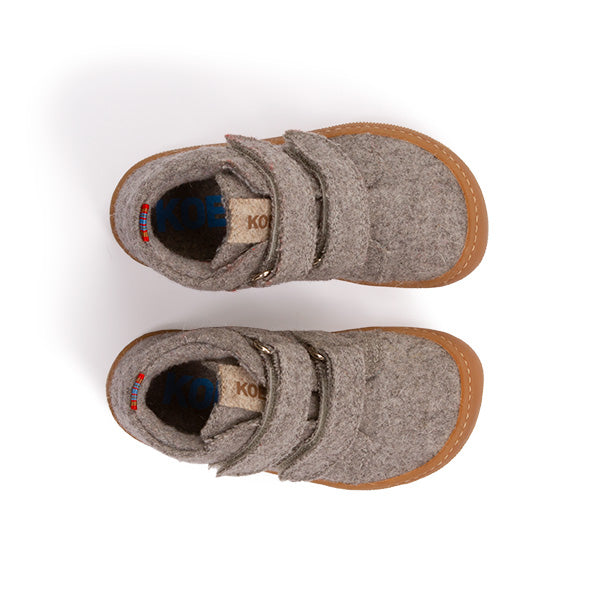 Don Merino KL light grey Barefoot Kids Boots