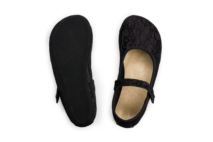 Ananda AH black lace Barefoot Dress Shoes