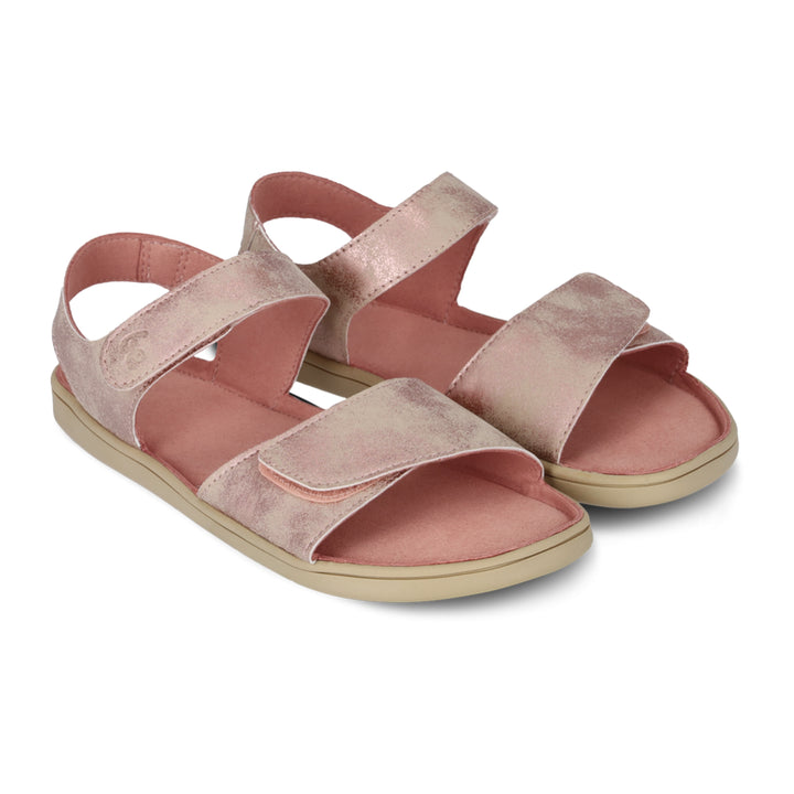 Miami BL coral sparkle Barefoot Kids Sandals