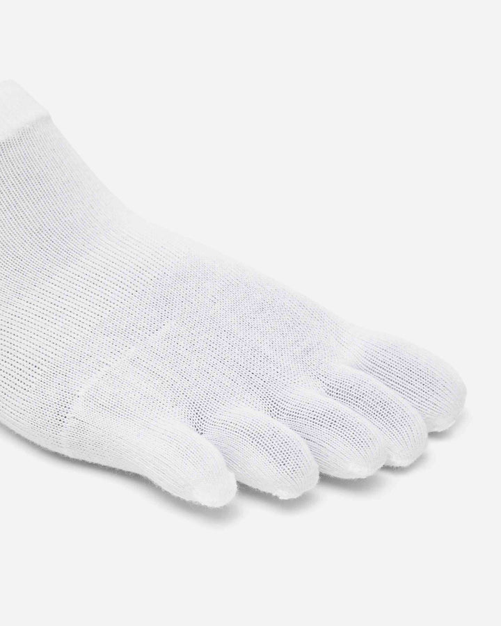 No Show 5Toe Barefoot Socks VB white