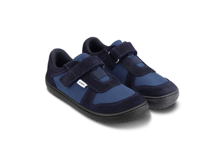 Кроссовки Joy BL Barefoot Kids синего и черного цвета