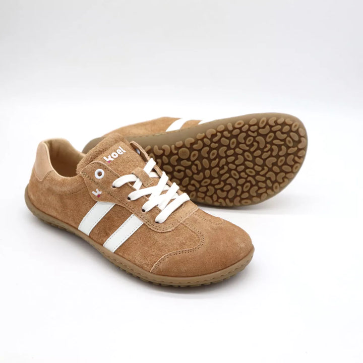 Ila Wild KL beige Suede Barefoot Ladies Sneakers