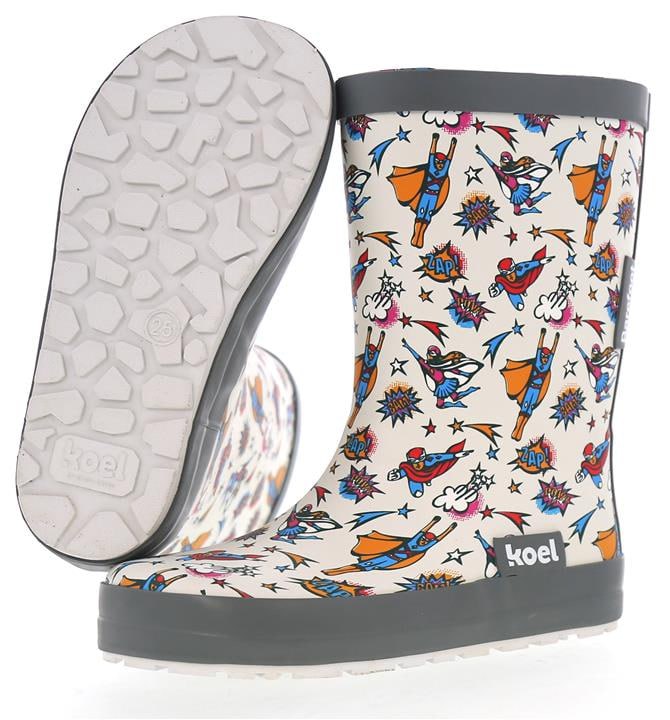 Резиновые сапоги Wellie Paint KL super herroes Barefoot Kids