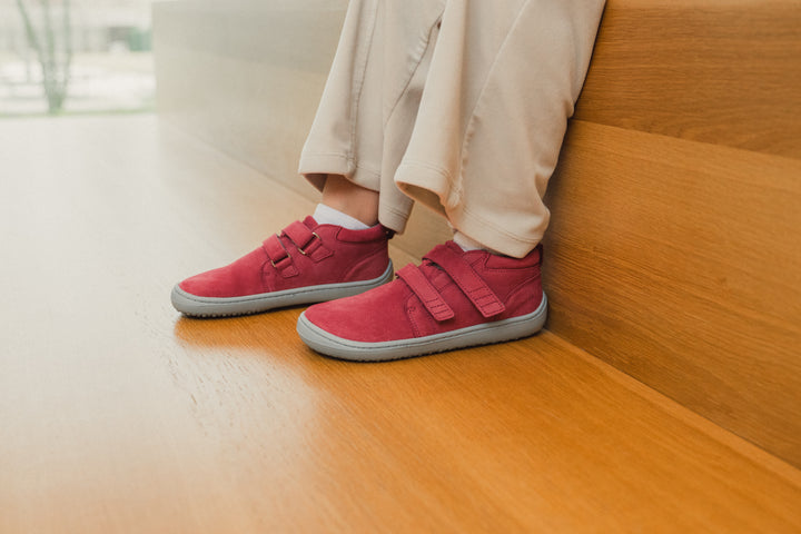 Play BL raspberry pink Barefoot Kids Sneakers