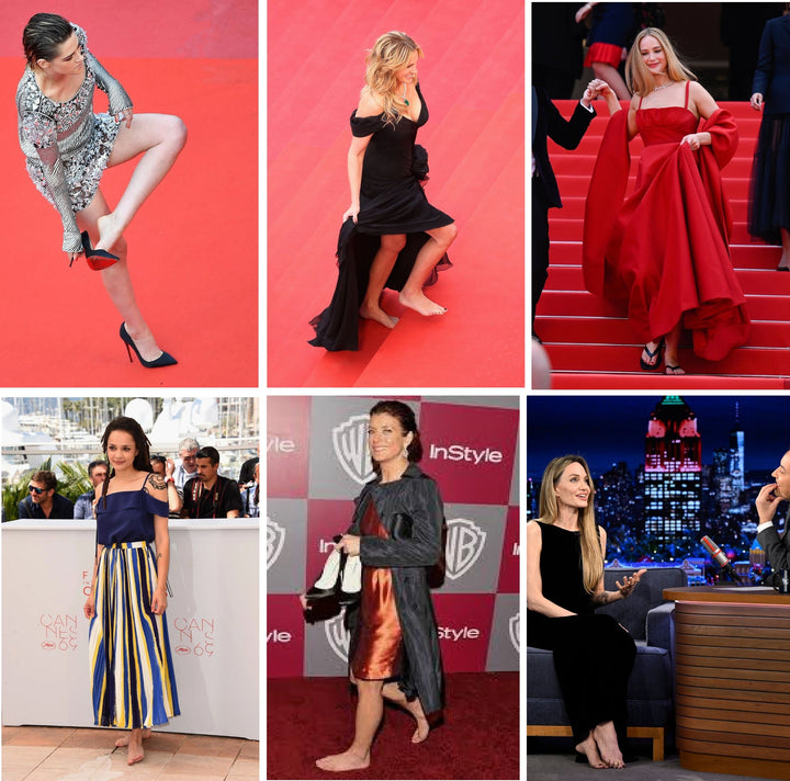 Celebrity Barefoot on the Red Carpet