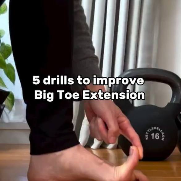 EXERCISES FOR BIG TOE MOBILITY