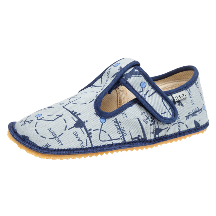 Textile BD light blue Barefoot Shoes