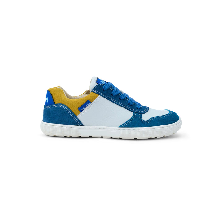 Date Suede KL white and blue Barefoot Sneakers
