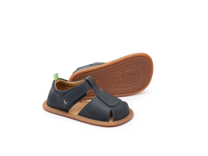 Parky TTJ navy Barefoot Baby Sandals
