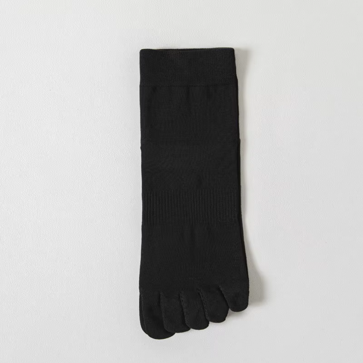 5Toe black Bamboo Sock