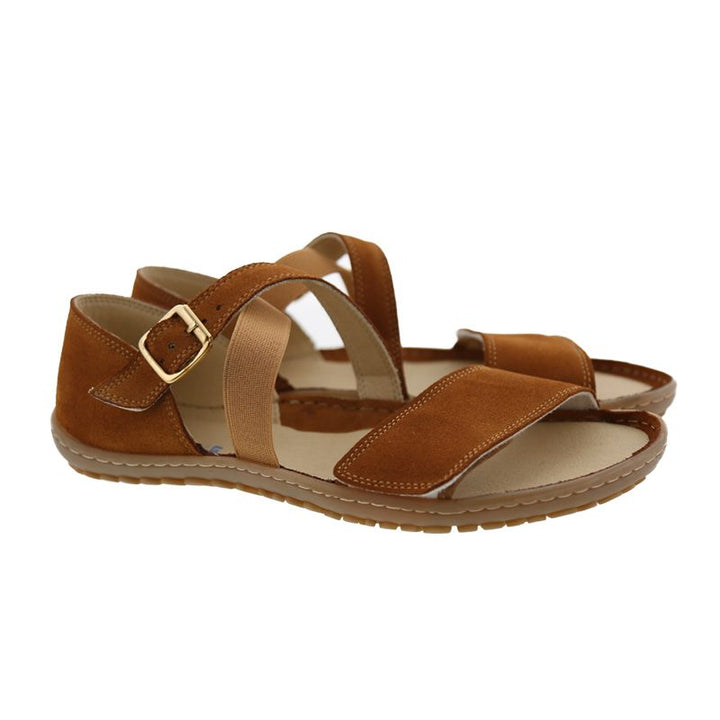 Isa Suede KL cognac Barefoot Sandals