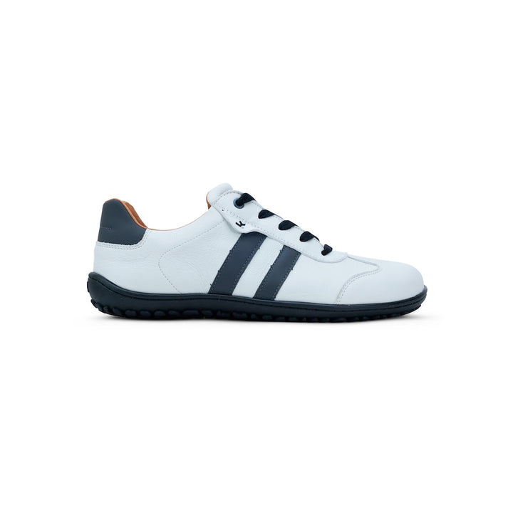 Ilo KL white and grey Napa Barefoot Mens Sneakers