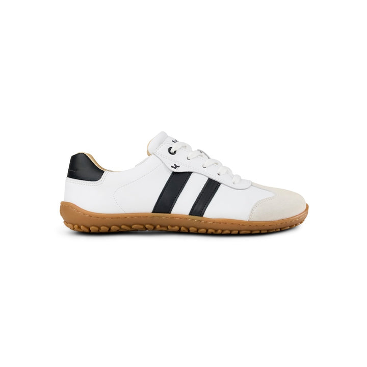 Ilo KL white and black Napa Barefoot Mens Sneakers