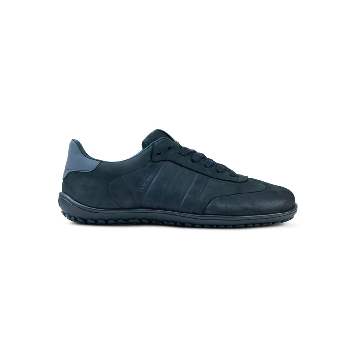 Ido KL black Leather Barefoot Mens Sneakers
