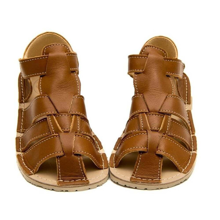 Marlin Wide ZZ brown Barefoot Kids Sandals