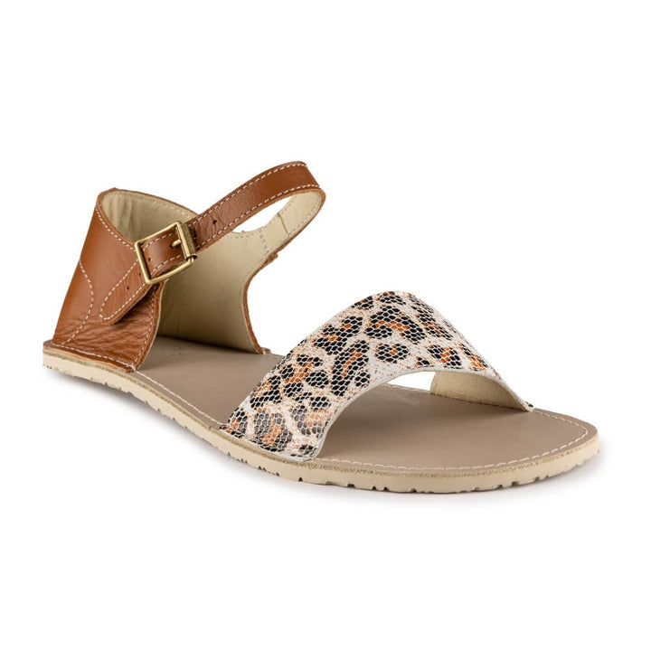 Siren ZZ brown leopard Barefoot Sandals