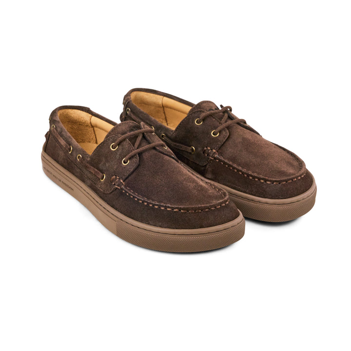 Hivera KL brown Suede Barefoot Loafers