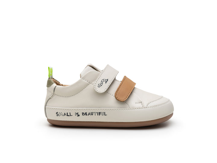 Bossy Worm TTJ tapioca Barefoot Baby Sneakers