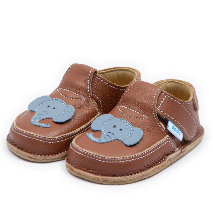 Gaga DD elephant brown Barefoot Kids Shoes