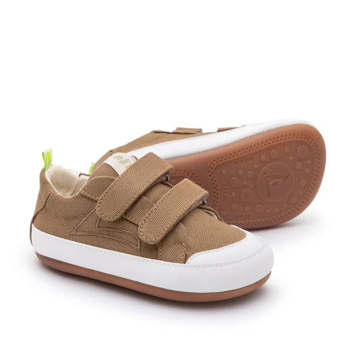 Bossy Green TTJ brown Barefoot Kids Sneakers