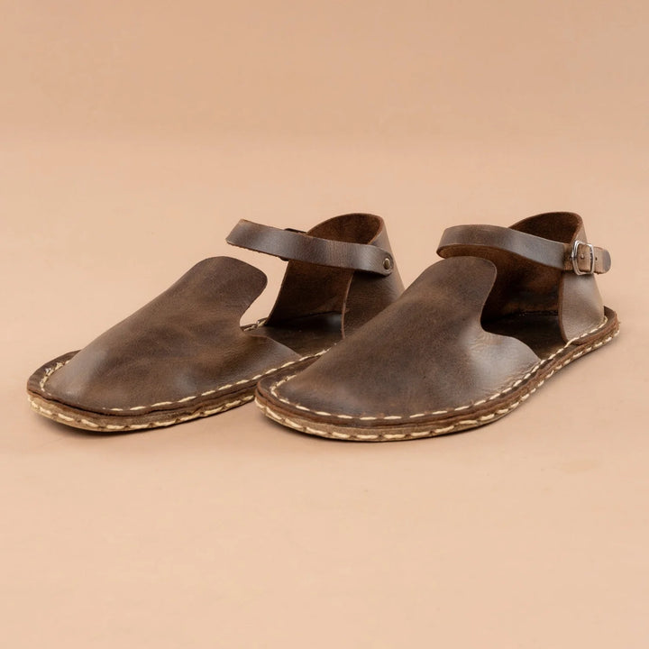 Closed Toe AN coffee Barefoot Sandals