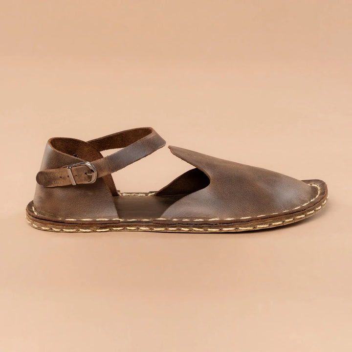 Closed Toe AN coffee Barefoot Sandals