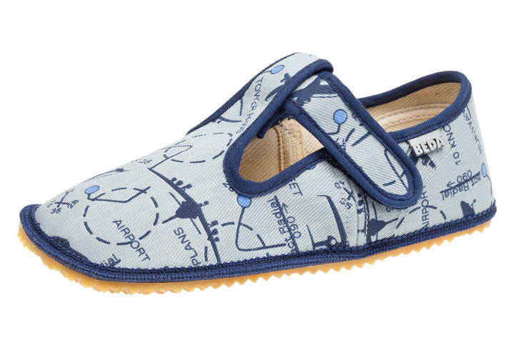 Textile BD light blue Barefoot Shoes