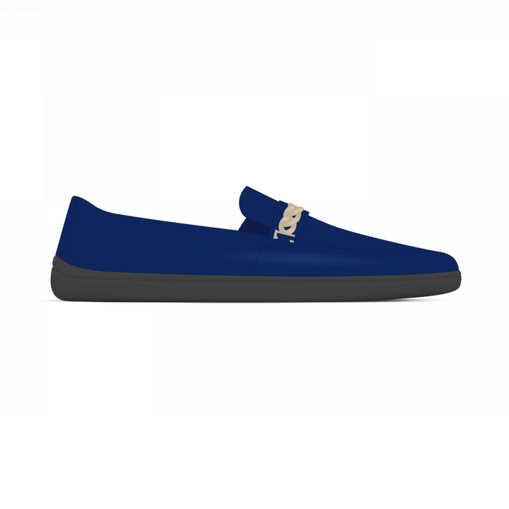 Prestige BL navy and gold Barefoot Moccasins