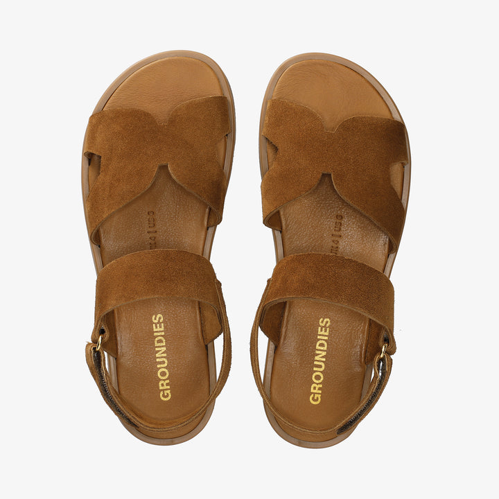 Juno GR caramel Barefoot Sandals