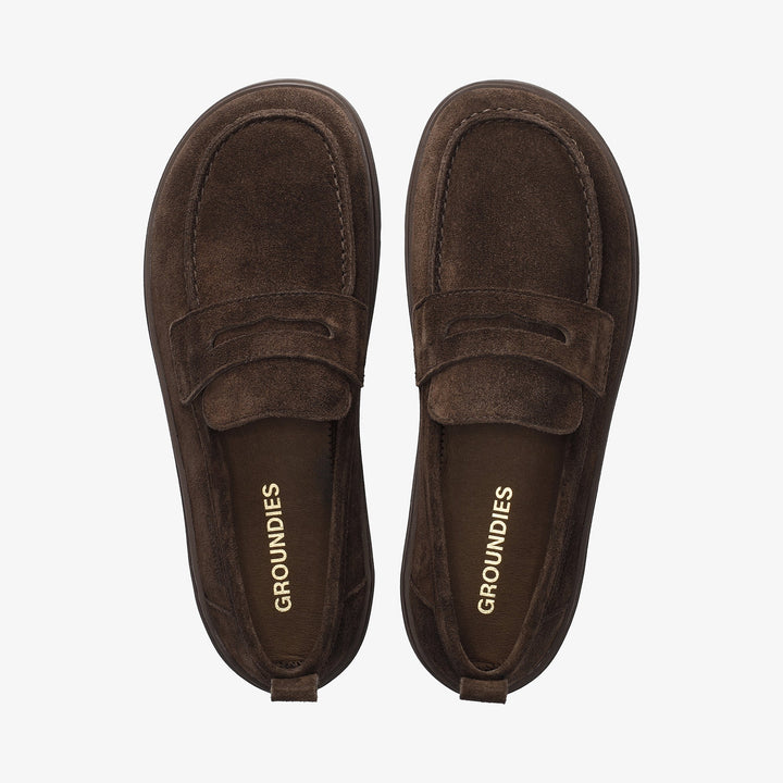 Brisbane GR chocolate Barefoot Moccasins