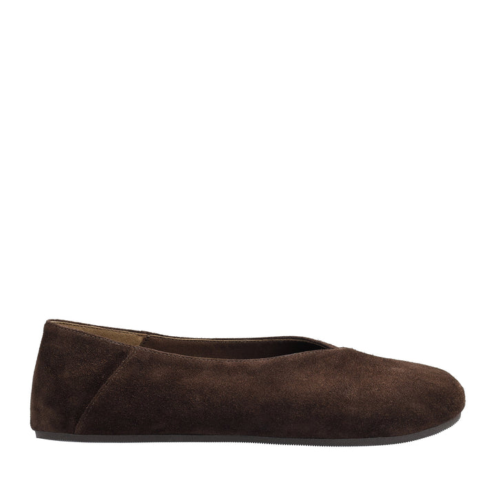 Curve GR chocolate Barefoot Ballet Flats