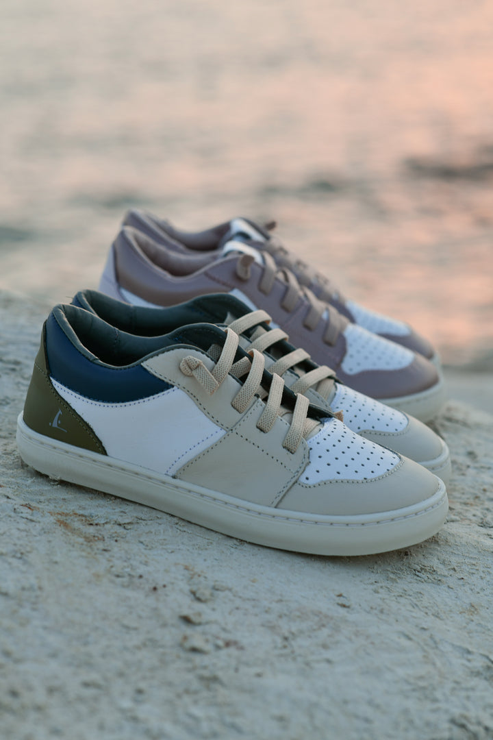 Ollie TTJ beige Barefoot Kids Sneakers