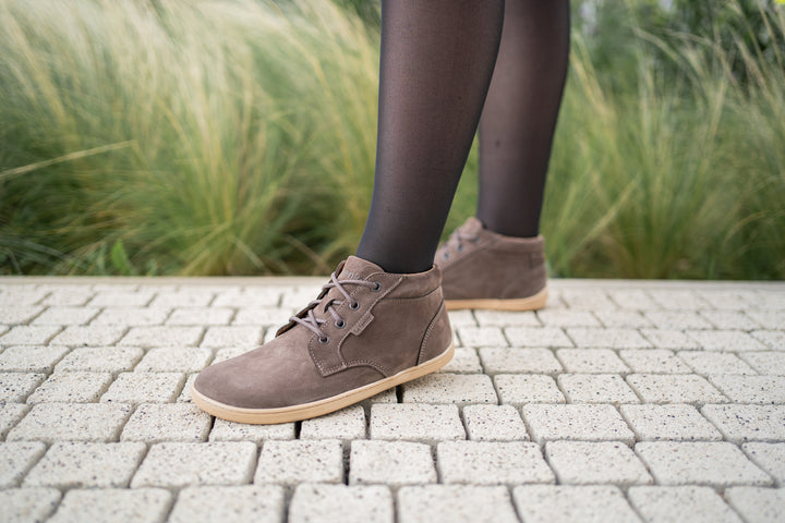 Synergy BL chocolate and beige Barefoot Boots