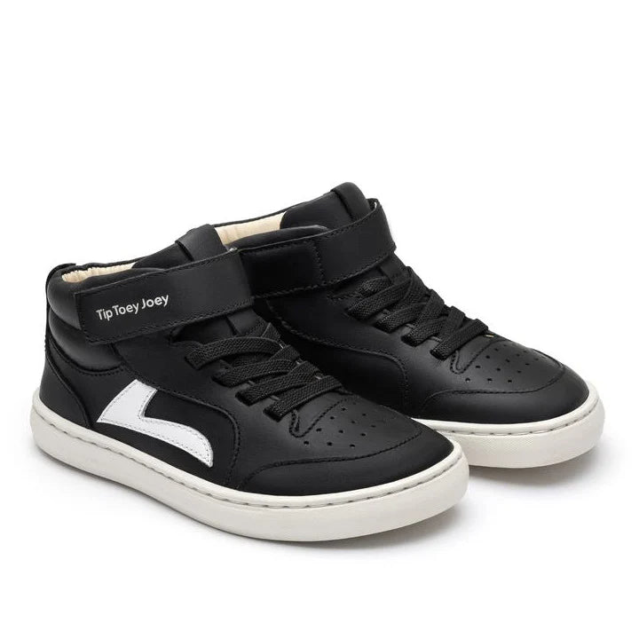 Landy High-Top TTJ black Barefoot Kids Sneakers