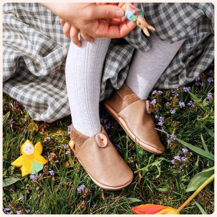 Amigo OK beige Barefoot Kids Shoes