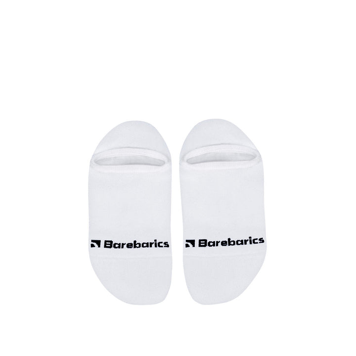 No Show Barefoot Socks BL white