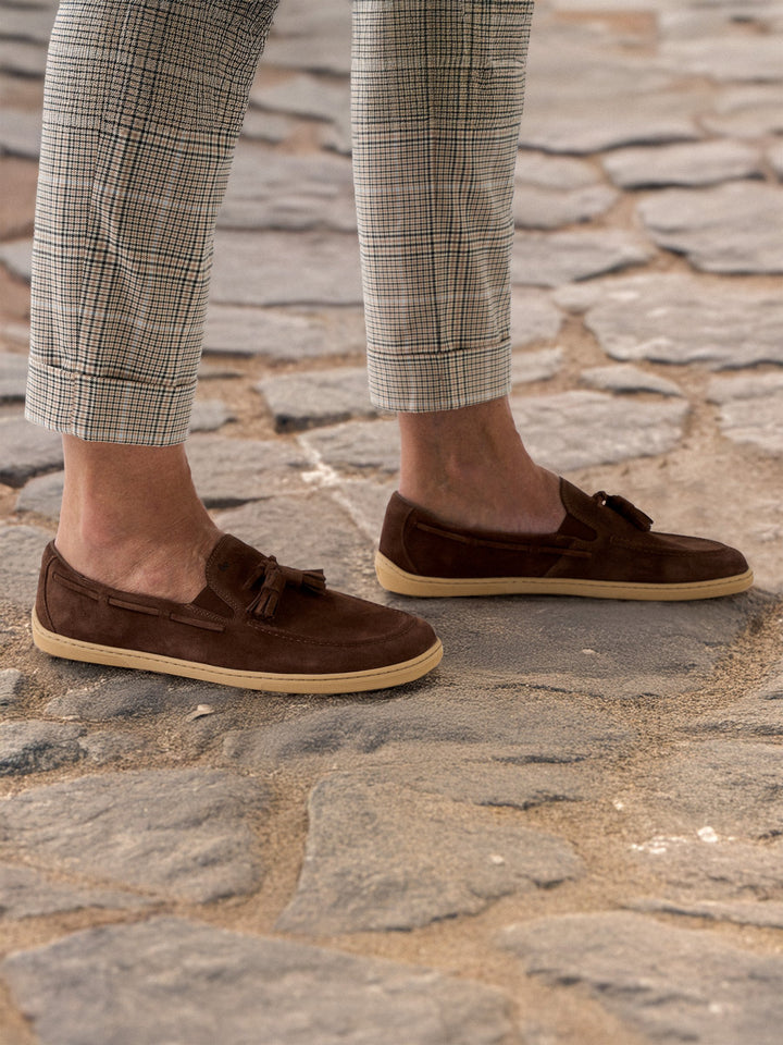 Portsiders BL dark brown Barefoot Moccasins