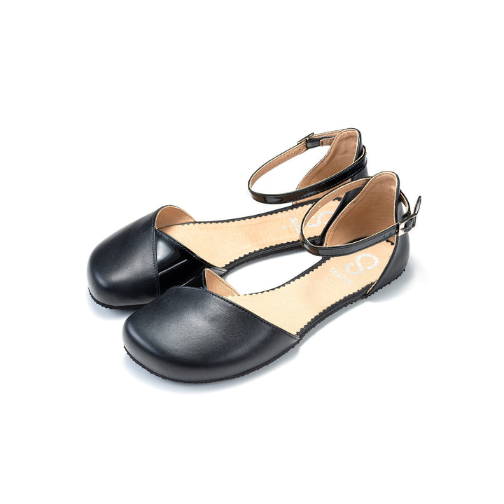 Poppy SH black Vegan Barefoot Ballet