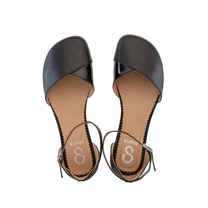 Poppy SH black Vegan Barefoot Ballet