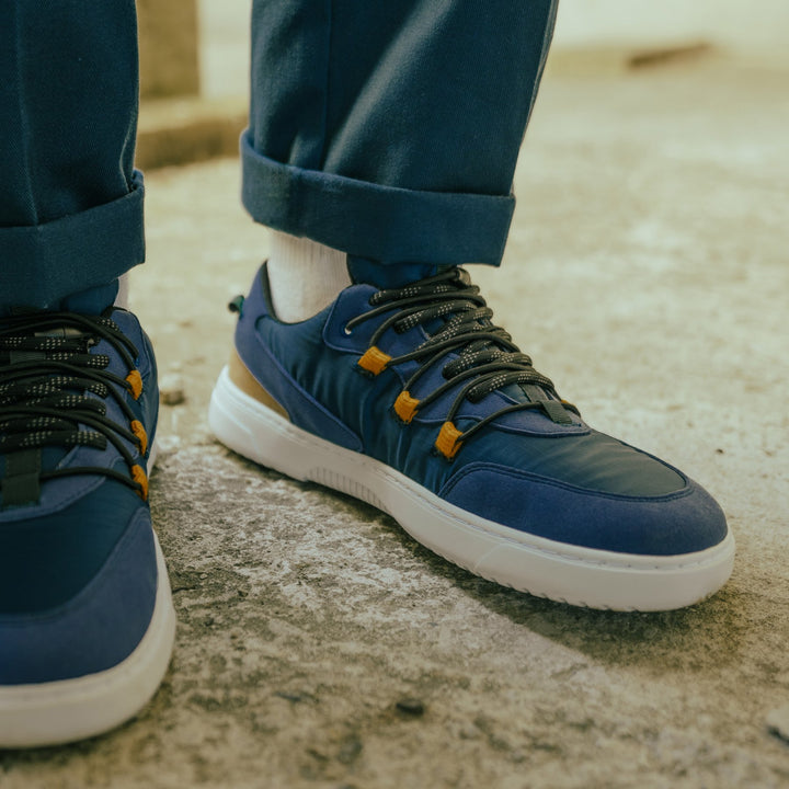 Revive BL white and blue Barefoot Sneakers