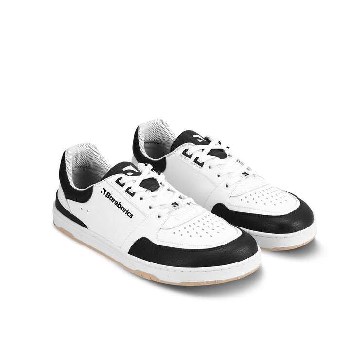 Wave BL white and black Barefoot Sneakers