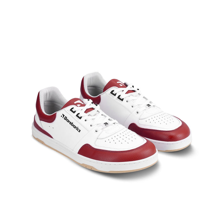 Wave BL white and red Barefoot Sneakers