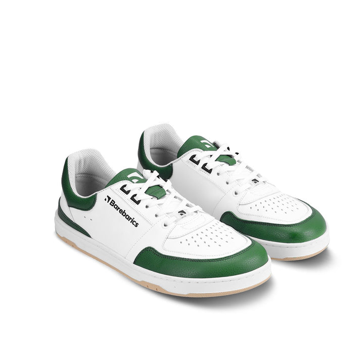 Wave BL white and green Barefoot Sneakers