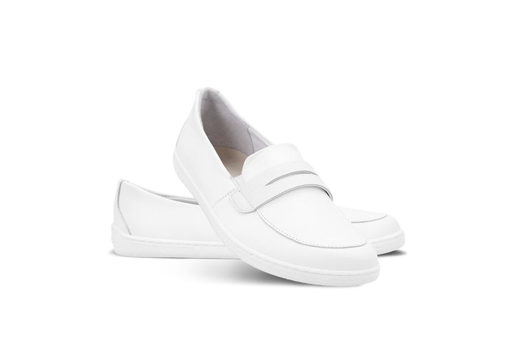 Buena BL all white Barefoot Moccasins