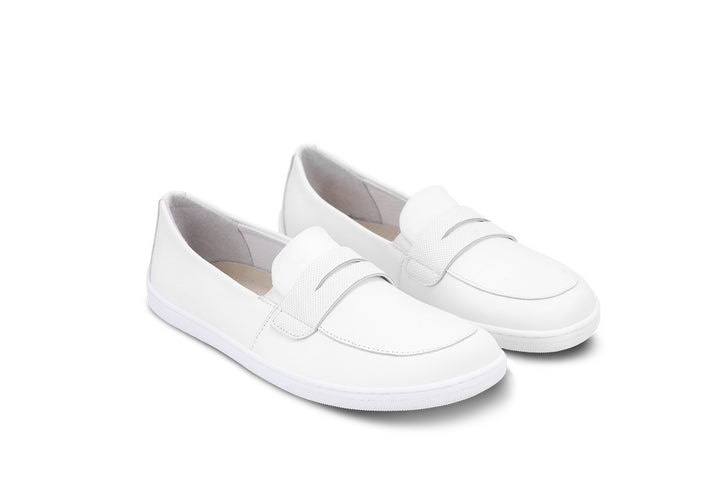 Buena BL all white Barefoot Moccasins