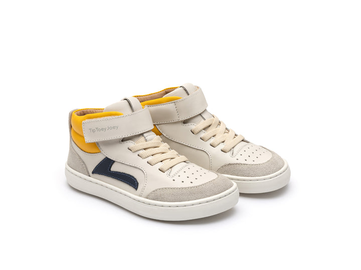 Landy High-Top TTJ beige Barefoot Kids Sneakers