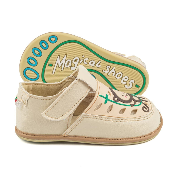 Gaga MG beige monkey Barefoot Kids