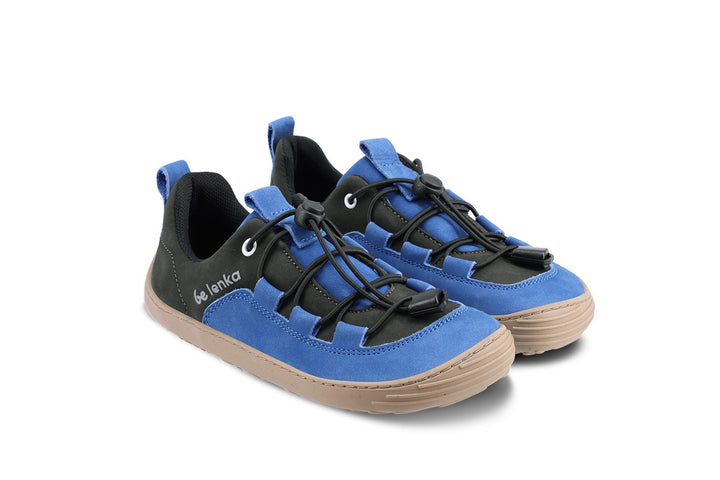 Xplorer BL blue and black Barefoot Kids Sneakers