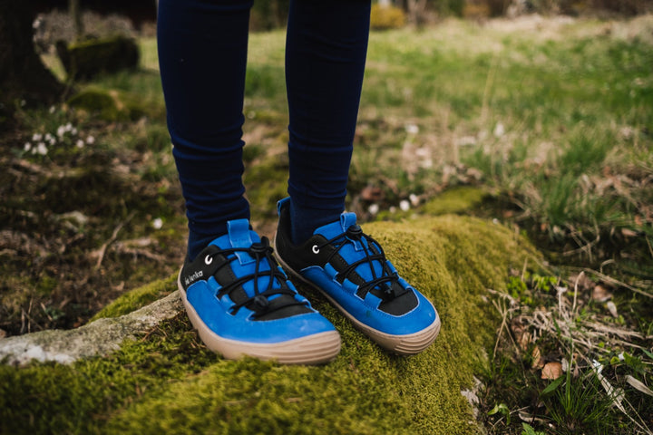 Детские кроссовки Xplorer BL сине-черные Barefoot