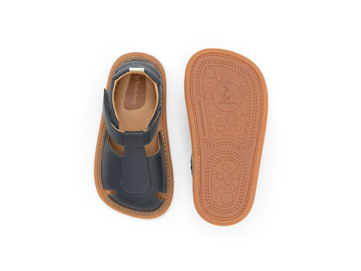 Parky TTJ navy Barefoot Baby Sandals